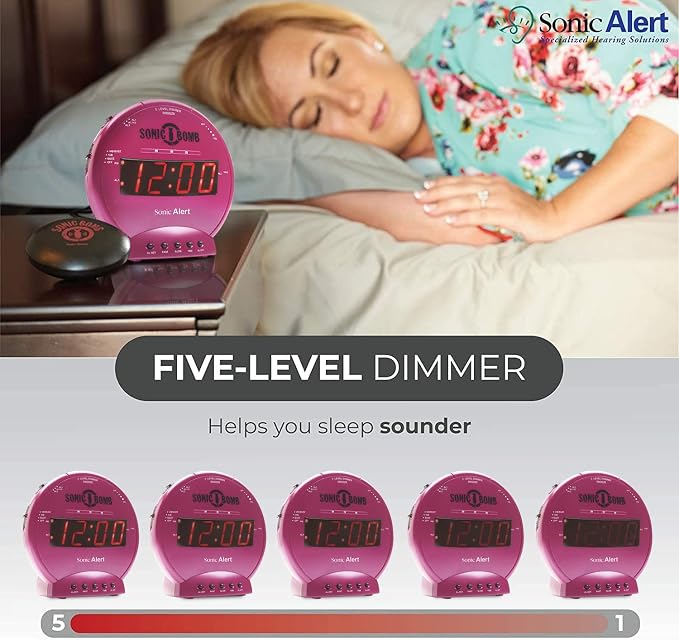 Sonic Alert Sonic Bomb Dual Alarm Clock - Image 3