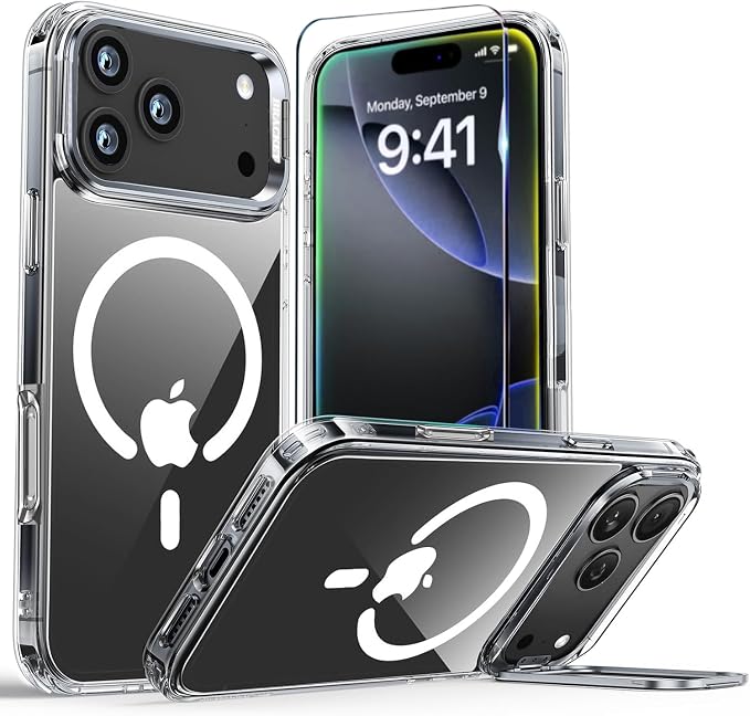 for iPhone 17 Pro Case Clear, Magnetic iPhone 17Pro Case by Unknown