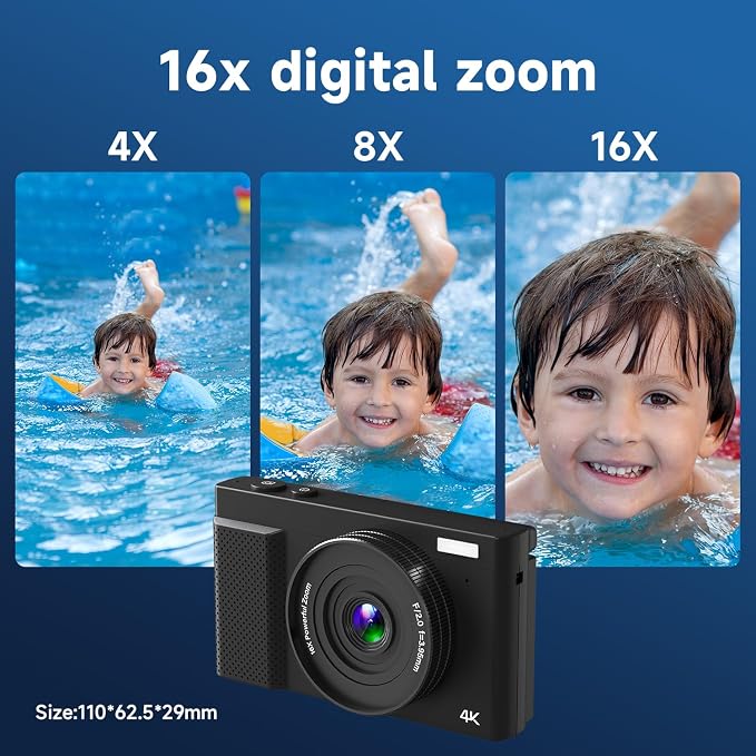 4K Digital Camera for Photography, 64MP Vlogging Video Camera for YouTube - Image 7