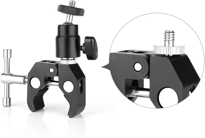 Anwenk Standard 1/4"-20 Male to 1/4"-20 Male Threaded Tripod Screw Adapter - Image 5