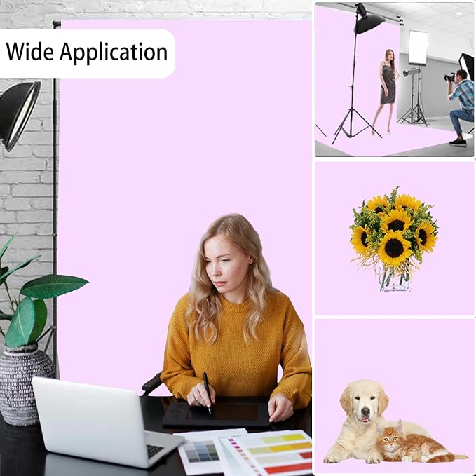 Light Purple Photography Backdrop - Image 2