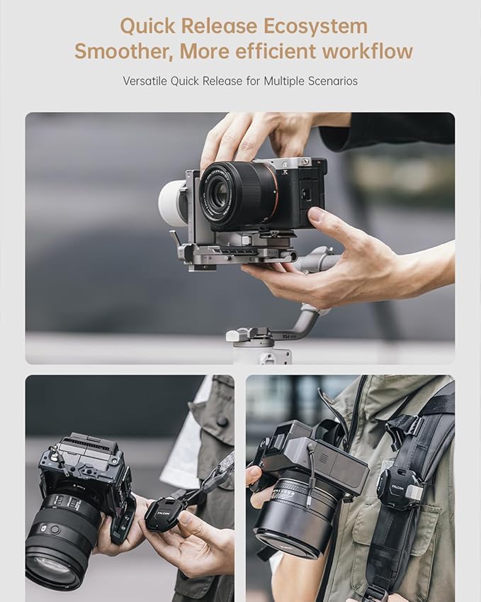 F38 RS4 Mini Quick Release Kit for DJI RS4 Mini, Clamp - Image 6
