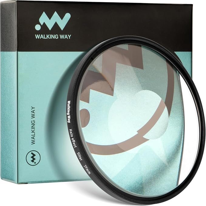 Walking Way 55MM Whirlpool Camera Effects Filter, Tunnel Vision Spiral Halo by WalkingWay