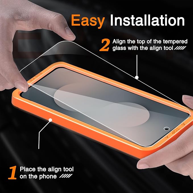 Wiaocit 3 Pack Tempered Glass Screen Protector - Image 2