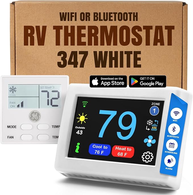MICRO-AIR EasyTouch Digital RV Thermostat Replacement by MicroAir