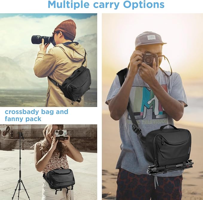 TAAOKA Camera Sling Bag, Waterproof Camera Case - Image 6