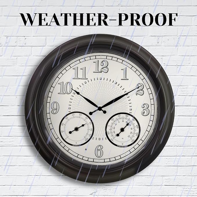 Illuminated Large Outdoor Clock - Image 6