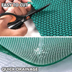 Anti Slip Drainage Mat Cutable Pool Flooring Bathroom Mats 4FTX4FT PVC Mesh - Image 4