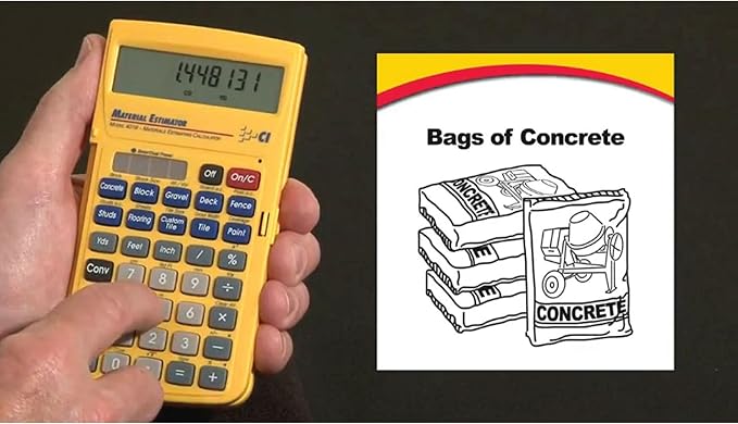 Calculated Industries 4019 Material Estimator Calculator | Finds Project - Image 5