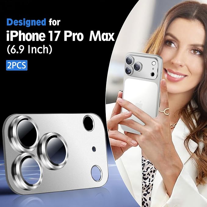SiHPuoy 2 Pack Camera Lens Protector - Image 2