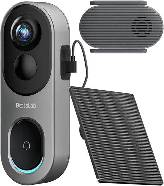 BOTSLAB 5MP Doorbell Camera Wireless by BOTSLAB