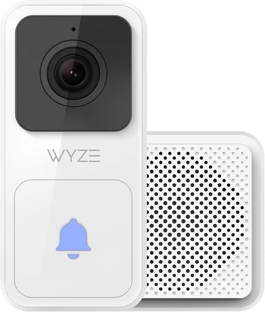 Wyze Video Doorbell, 1080p HD Video, 3:4 Aspect Ratio: 3:4 Head-to-Toe View by Amazon+Renewed