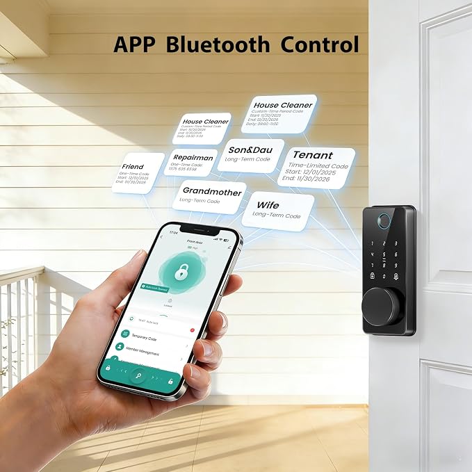 Keyless Entry Door Lock, Biquole Smart Lock - Image 8