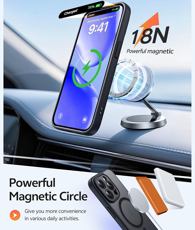 FNTCASE for iPhone 14 Pro Case: Translucent Matte Cases - Image 3