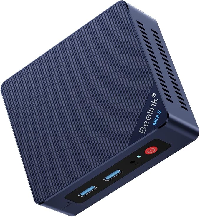 Beelink Mini PC, Mini S12 Intel 12th Gen 4-Core N95, Mini Computer 8GB DDR4 RAM by Beelink