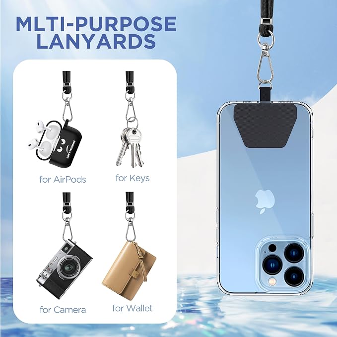CACOE Phone Lanyard-2 PCS Adjustable Neck Strap, Universal Crossbody - Image 5