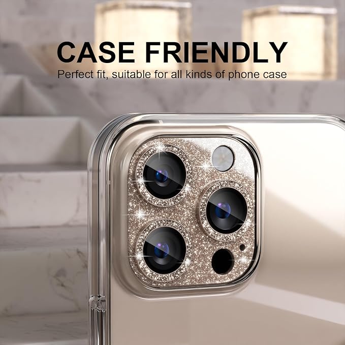 Choiche Compatible for iPhone 16 Pro/iPhone 16 Pro Max Camera Lens Protector - Image 4