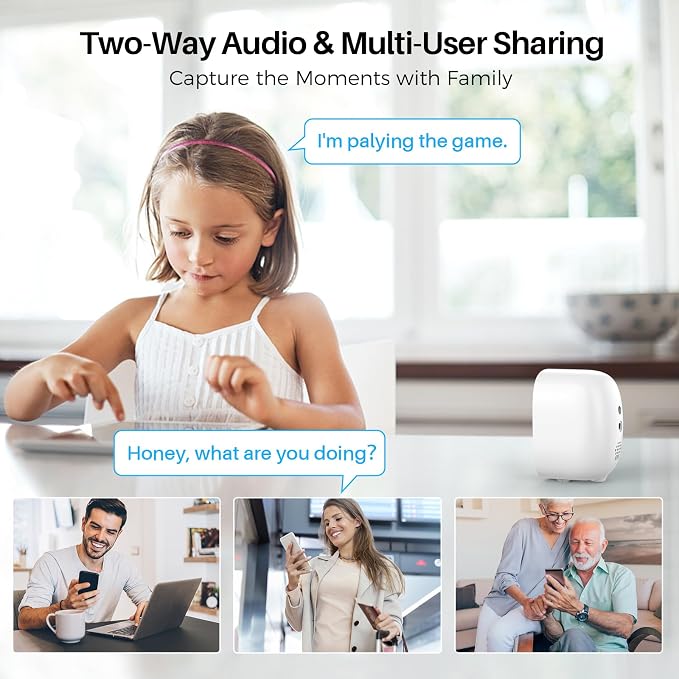 Security Cameras Wireless Outdoor Indoor, 2K Battery Powered WiFi Camera - Image 5