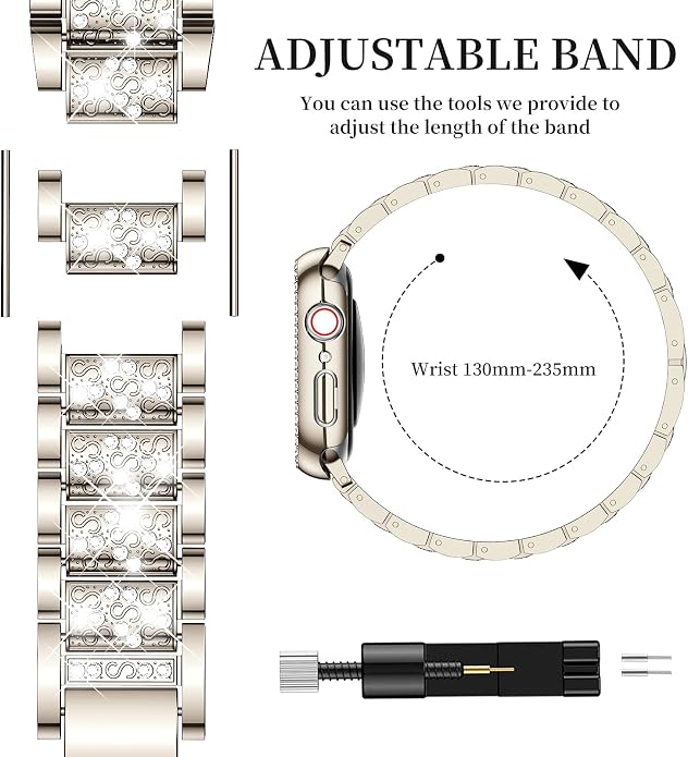 Mosonio Compatible with Apple Watch Band 38mm 40mm 41mm 42mm 44mm 45mm 46mm - Image 5