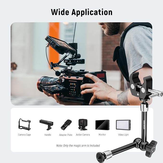 NEEWER 9.8"/25cm Adjustable Magic Arm - Image 2