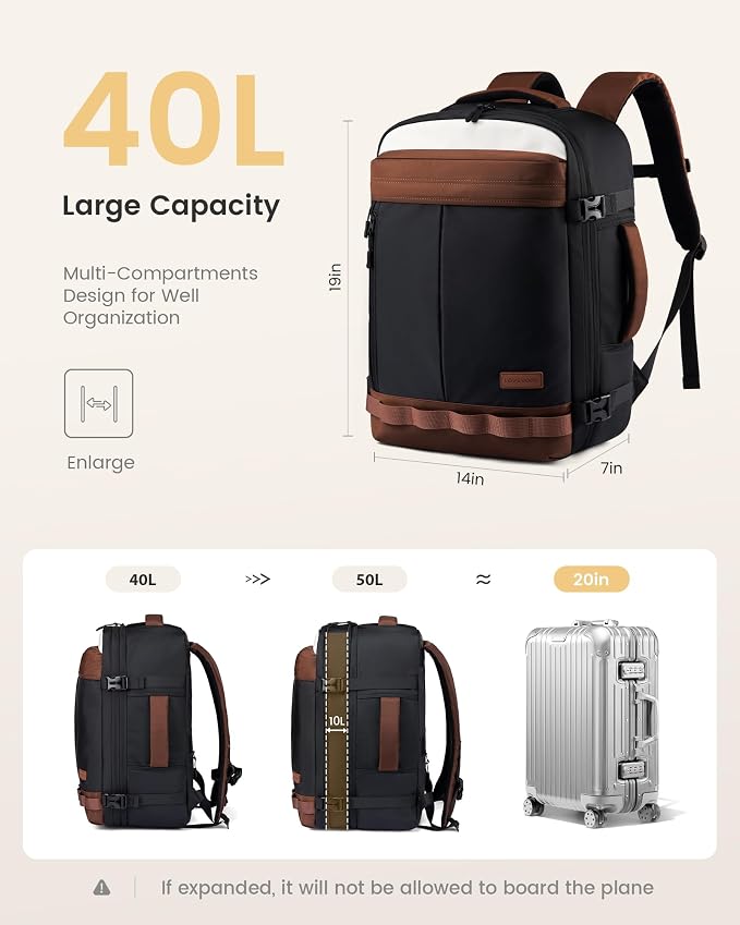 LOVEVOOK Camera Bag Backpack for Photographers, Professional DSLR, SLR & - Image 5
