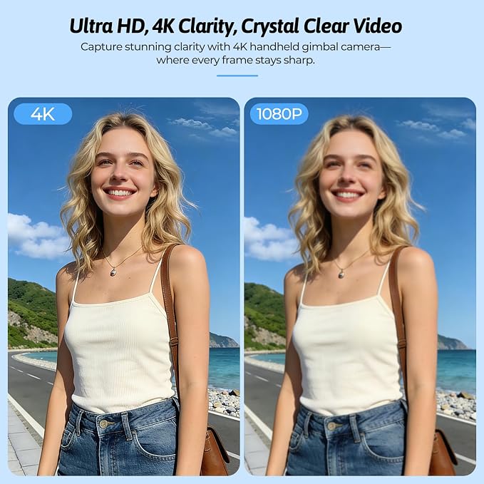 4K Vlogging Camera for YouTube, 75MP Pocket Digital Camera - Image 2