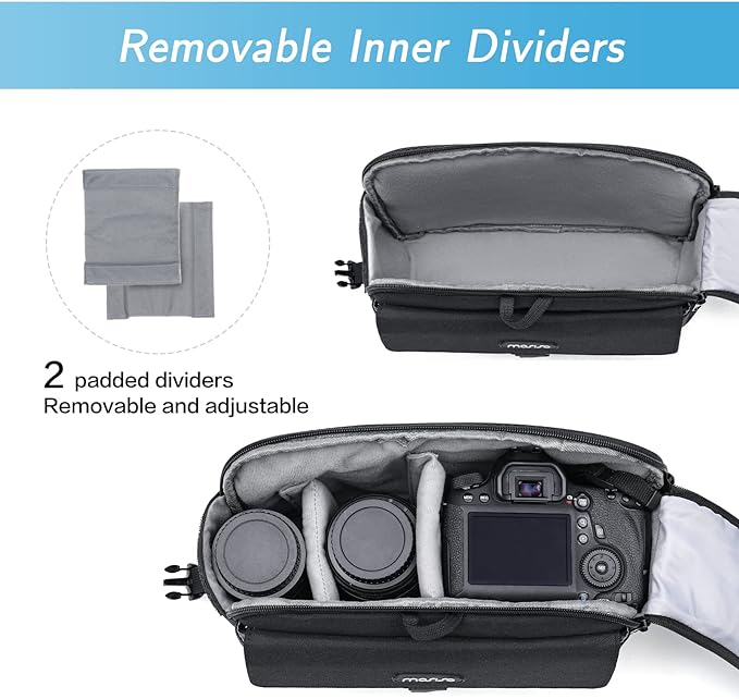 MOSISO Camera Shoulder Bag Case Crossbody Sling Purse, DSLR/SLR/Mirrorless - Image 2