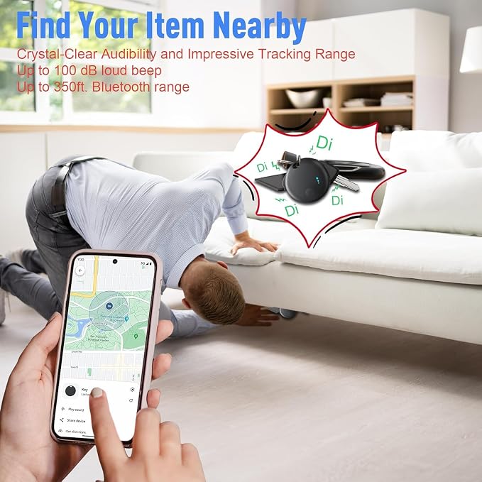 Tracker Tag 4 Packs Bluetooth Tracker, Smart Tag Locator Tracking Device - Image 2