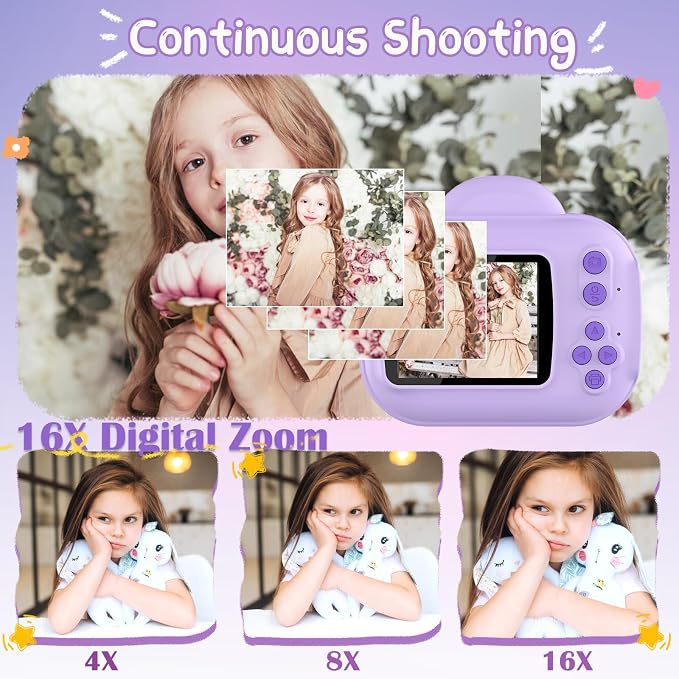 Kids Camera Toys, Instant Print Camera - Image 4