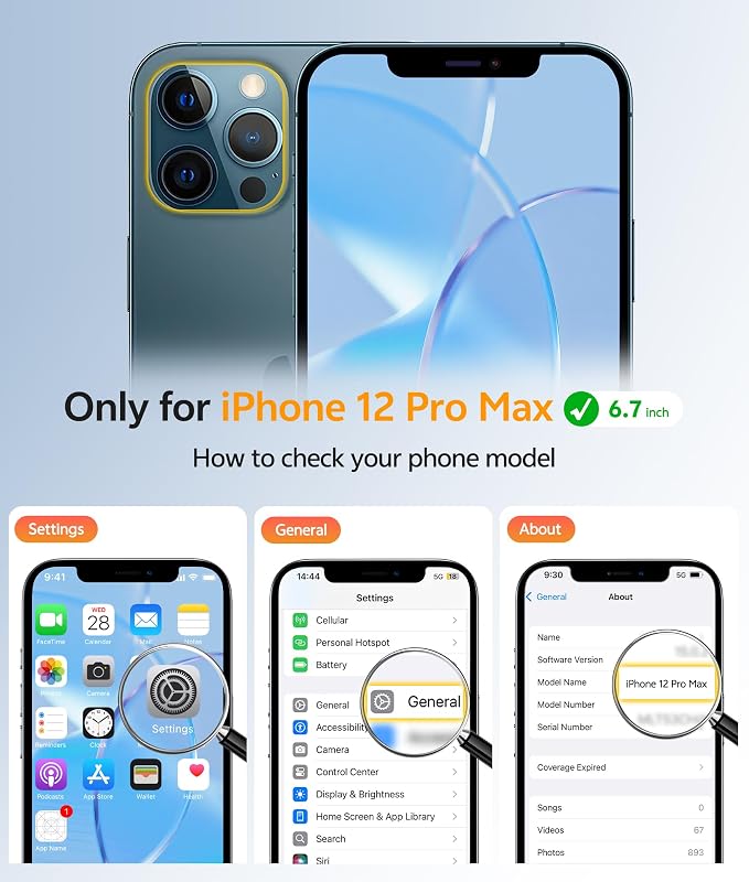 FNTCASE for iPhone 12 Pro Max Case: Translucent Matte Magnetic Phone Cover - Image 2