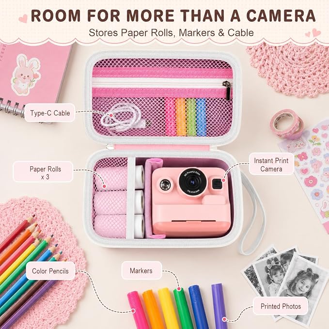 Kids Instant Print Camera Case Compatible - Image 4