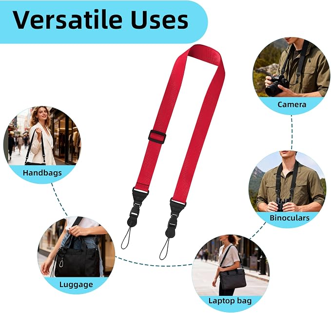 Adjustable Shoulder Strap:Comfortable iPad Strap Nylon Neck Lanyard - Image 8