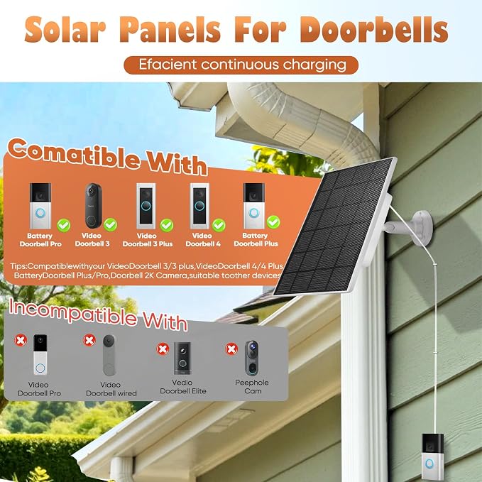 Solar Panel Battery Compatible - Image 2