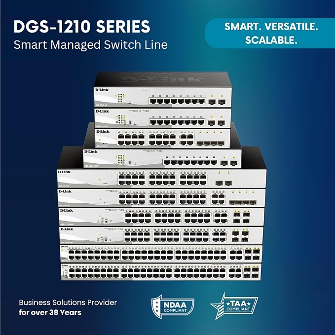 D-Link 10-Port Gigabit Smart Managed PoE+ Switch | 8 PoE+ Ports + 2 SFP Ports | - Image 17