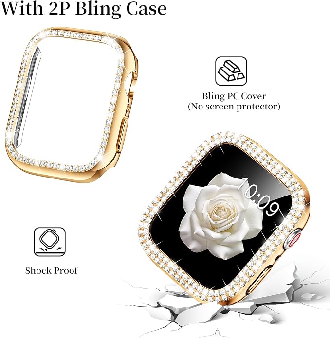 Mosonio Compatible with Apple Watch Band 38mm 40mm 41mm 42mm 44mm 45mm 46mm - Image 5