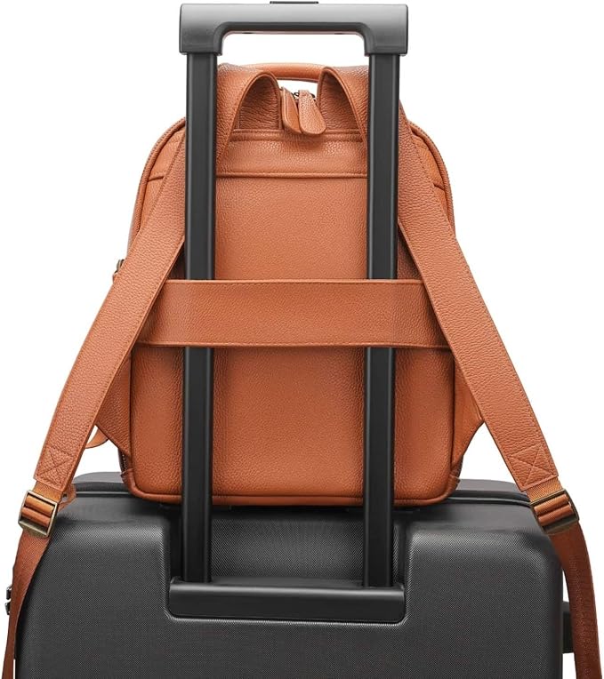 Small Camera Backpack, Classic PU Leather - Image 9