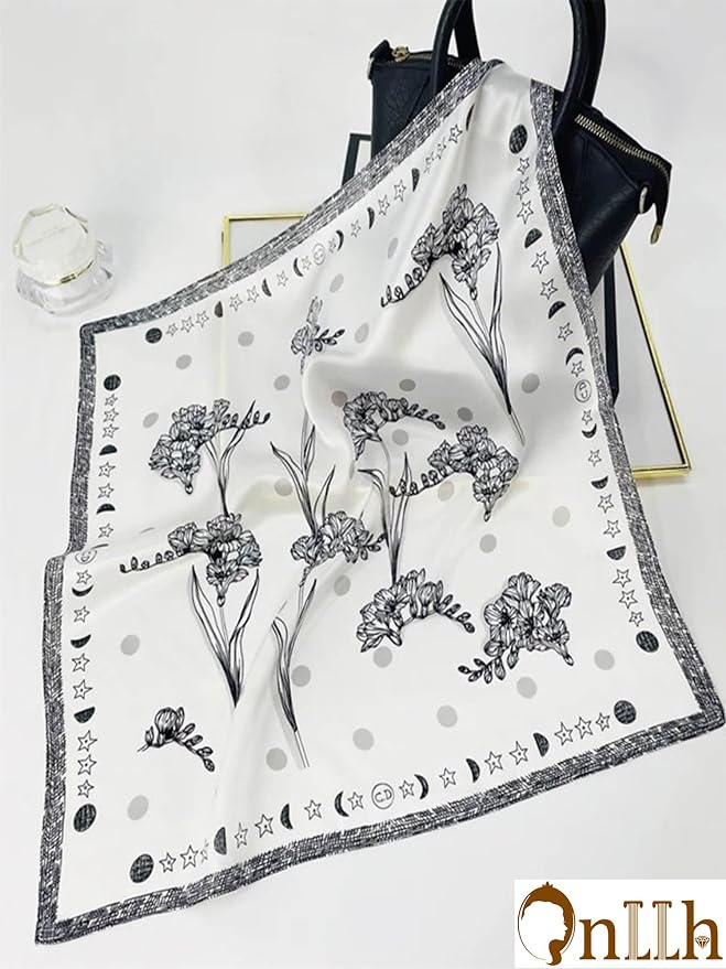 Silky Scarf for Women Lightweight Satin Bandanas Neck Hair Wrap For Sleeping - Image 6