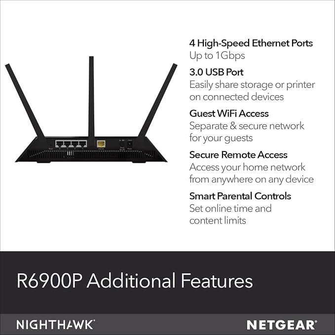 NETGEAR Nighthawk Smart Wi-Fi Router - Image 6