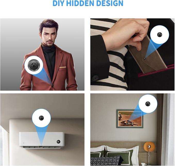 HiSpyCam Mini Camera DIY Module HD 1080P Camera Small WiFi Security Cameras - Image 5