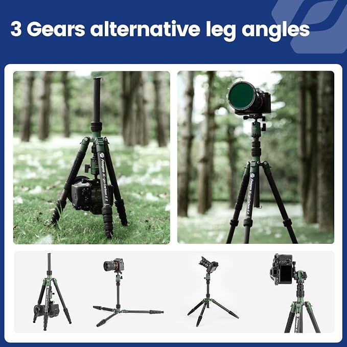 Fotopro 60inch Carbon Fiber Tripod Compact Camera Tripod - Image 5