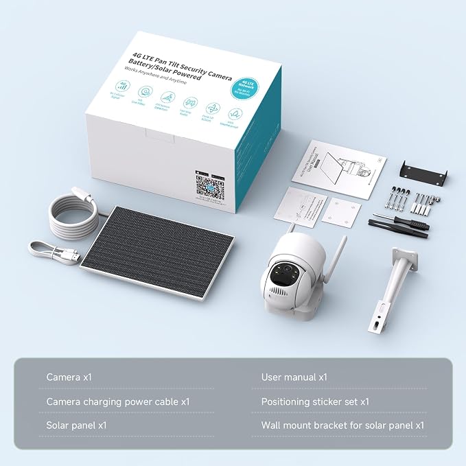 Oculview 2K Solar Security Camera Wireless Outdoor, Cameras - Image 8