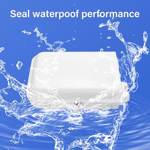 8 Core Fiber Distribution Box, ABS Fiber Optic Terminal Box Waterproof Suitable - Image 4