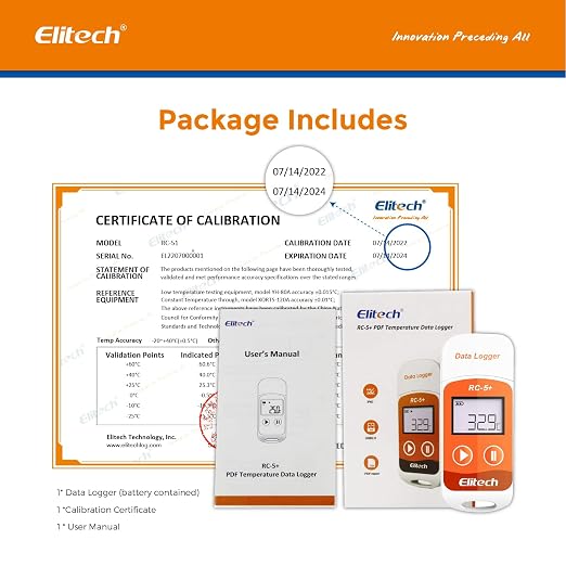 Elitech RC-5+Digital PDF USB Temperature Data Logger Reusable Recorder - Image 9