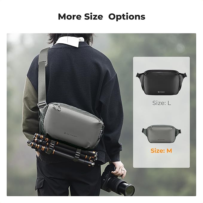 K&F CONCEPT Camera Sling Bag Crossbody Bag Waterproof Camera Shoulder Backpack - Image 8