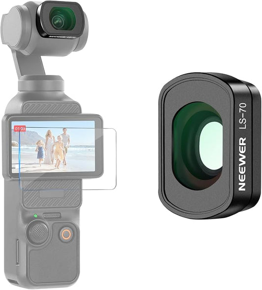 NEEWER 0.72x Wide Angle Lens 112° FOV Compatible by Neewer