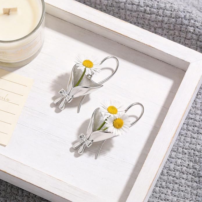 Wearable Flower Vase Necklace for Women, DIY Flower Bouquet Pendant Floral - Image 7