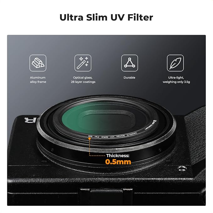 K&F CONCEPT UV Protective Filter Compatible - Image 3
