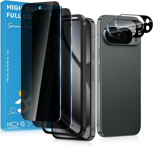 2 Pack for Google Pixel 10 Pro XL Privacy Screen Protector, 2 Pack Camera by JavoYion