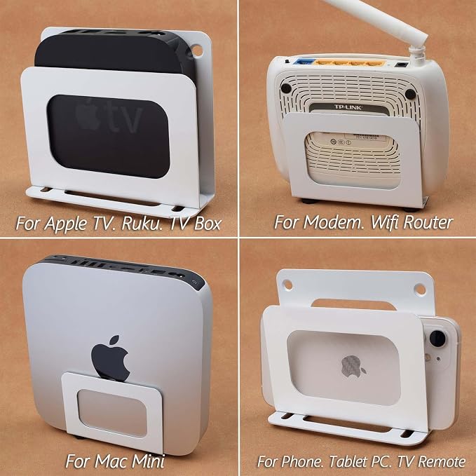 Cable Box Mount Modem Wall Mount Adjustable Wall Mount Holder - Image 3