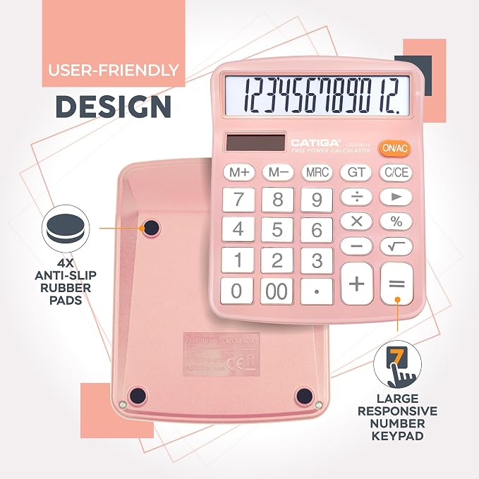 CATIGA 12 Digits Desktop Calculator - Image 5
